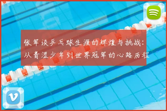 张军谈乒乓球生涯的辉煌与挑战：从青涩少年到世界冠军的心路历程